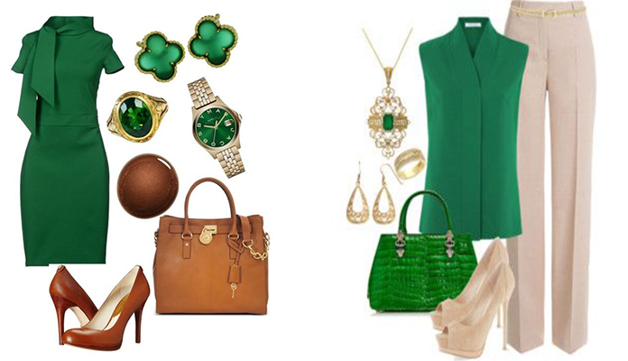 لباس+سبز