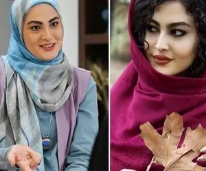 مریم مومن فیسشو چه کُپ نقاشی باب راس آرایشیده؛ لباسش برعکسه و سوراخ سوراخ!