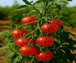 کشاورزی نوین؛ گوجه پرورش دادن انقد شیشه ای و نرمن همونجا میچینن رب میشه بدون پخت و پز