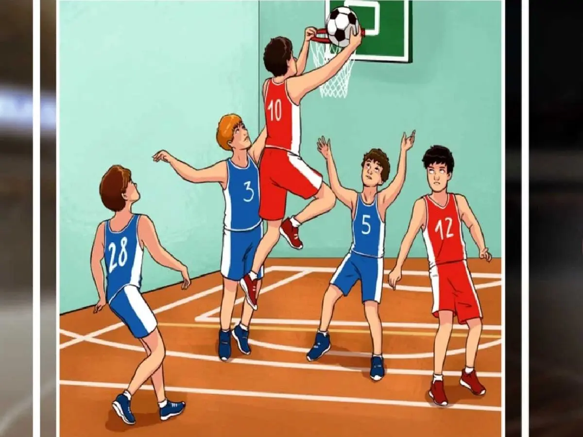 بازی-فکری-اشتباه-تصویری-زمین-بسکتبال