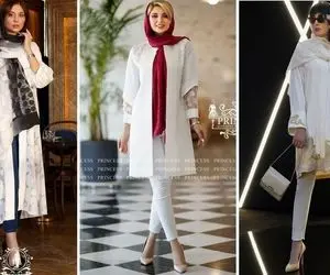 مانتوی سفیدُ با شلوار چه رنگی بپوشیم؟