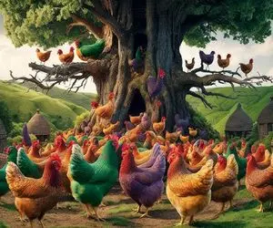 کارخانه حیوانات؛ با تزریق هورمون خروس پرورش میدن هرکول اما خوشگل به رنگ طاووس