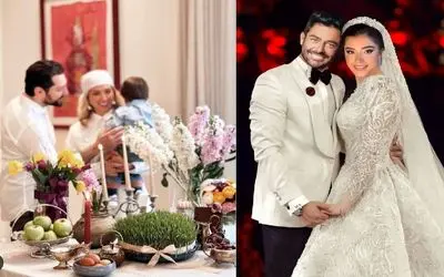 رقابت لاکچری‌ترین سفره میان چهره‌ها / از میز طلایی رادان تا ترند صورتی گلزار و آیسان