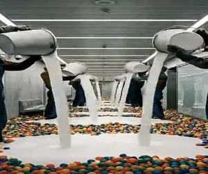 معماری خلاقانه؛ توپ و رزین رو قاطی کردن یه کف دیزاین کردن از ماتریکس خارجت میکنه