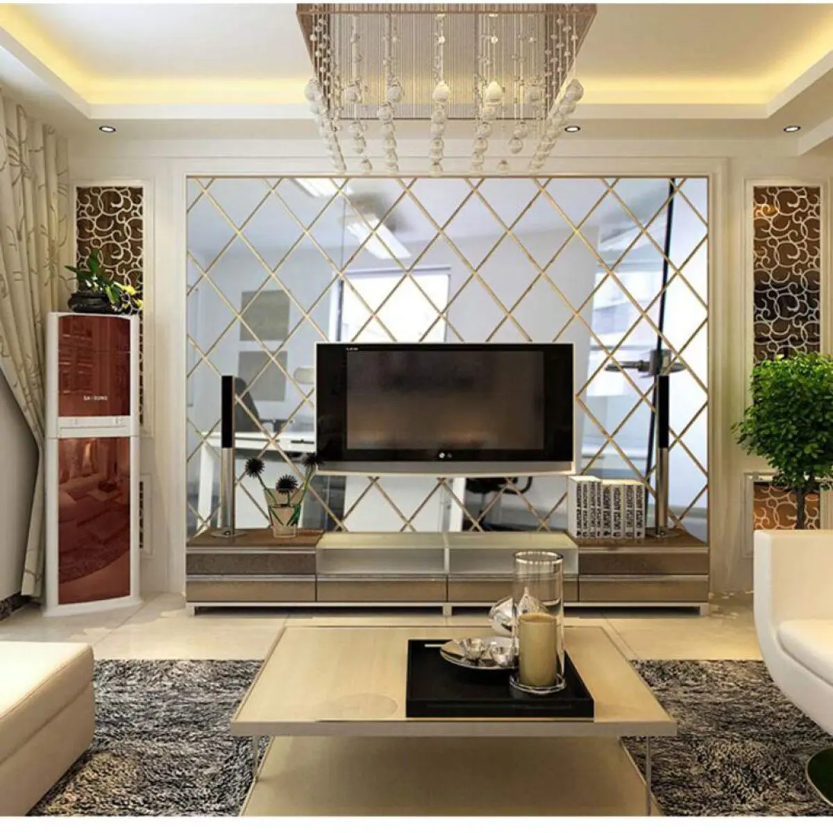 دکور دیوار پشت تلویزیون