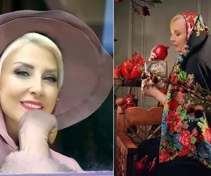 ژست جذاب و ناز "مرجانه خانوم گلچین" واسه یلدا؛ تو این سن چه ناز و دلبر شدی بانو!