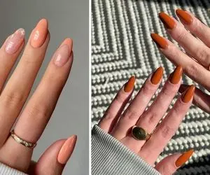 انواع مدل لاک هلویی برای رنگ پوست ها / طراحی های متنوعی که از عروسی تا عزا شیک هستن