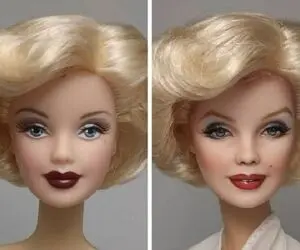 ساخت عروسک هایی مشابه چهره سلبریتی ها 