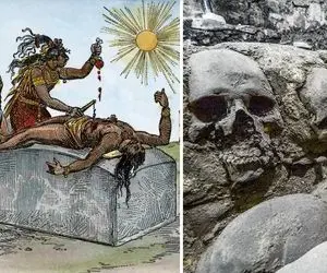 بناهای عجیب؛ انسانهایی که سر بریده شدند و از جمجمه‌شان دیوار ساخته شد!