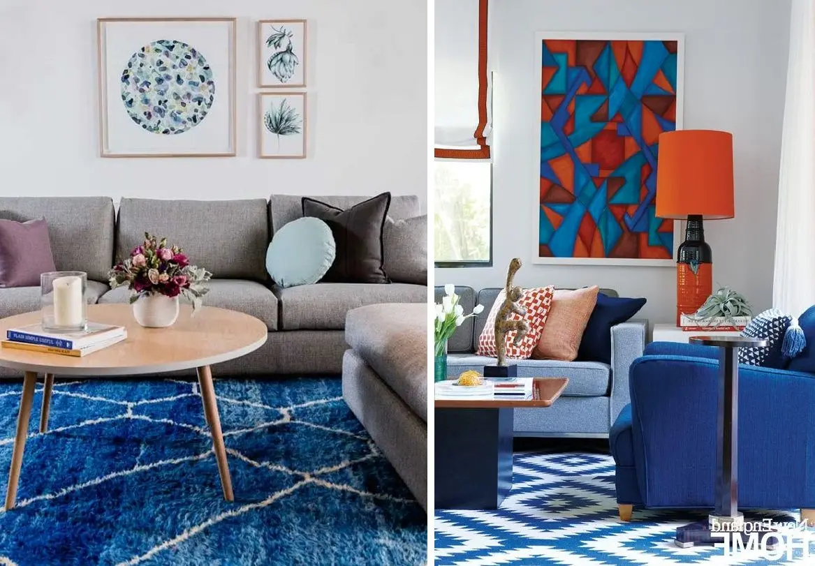 What Furniture Goes With Blue Carpet?