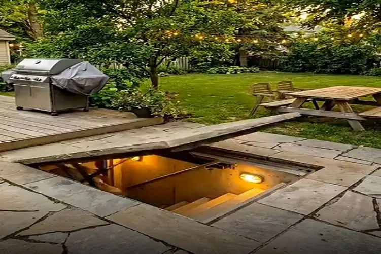 معماری خلاقانه؛ تو زمین مخفیگاه امن ساختن دزدا حمله کردن خونه هیچی نتونستن پیدا کنن