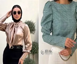 جدیدترین شومیزهای جلوبسته ی ترند / مناسب مهمون های خاص و خانومای امروزی برای درخشیدن