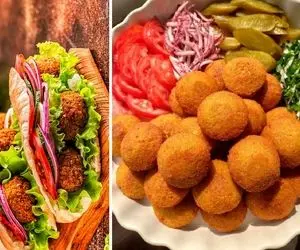 طرز تهیه فلافل لبنانی با سس ارده مخصوص / یه شام فوق العاده که مزش حرف نداره