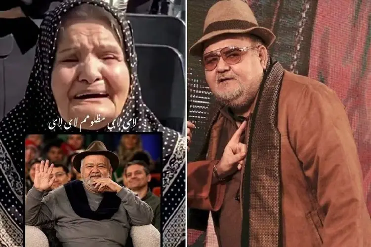 آواز محلی؛ لای لای خوندن خواهر"اکبر عبدی" بر سر مزار برادر