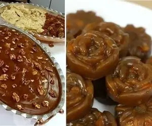 طرز تهیه باسلوق با شیره انگور / یه دسر خوشمزه زمستونی که حسابی انرژی بخشه