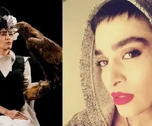 میکس میکاپ سرکِش اندیشه فولادوند با فاز شاعری؛ خانوم واسه یه عکس چجوری خودشو گره زده!