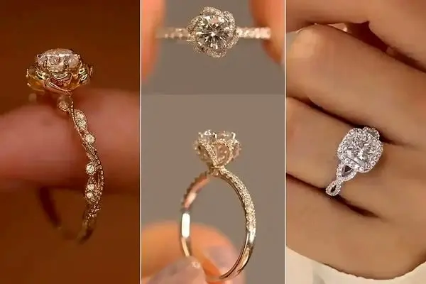 مدلهای جدید انگشتر نشون و نامزدی؛ همه توجه ها به سمت انگشتر جورجیناس اینا مثل اونن