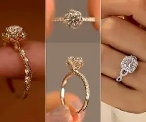 مدلهای جدید انگشتر نشون و نامزدی؛ همه توجه ها به سمت انگشتر جورجیناس اینا مثل اونن