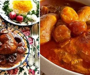 طرز تهیه خورشت مرغ آلو / بهترین دستور برای طبخ آلو مسما گیلانی با تمام نکات