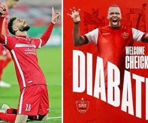 پاس گل طلایی که دیاباته به مهدی عبدی داد!