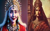 جذابیت ملکه های هندی 500 سال پیش از نگاه هوش مصنوعی؛ مثل بازیگرهای الان هستن!