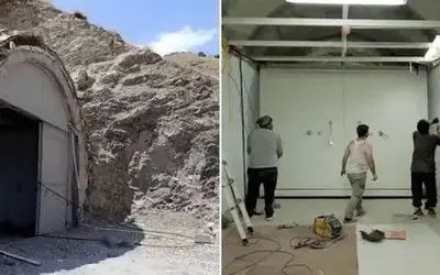 تصاویر منتشرشده از تونل‌های موشکی به سپاه تعلق ندارد