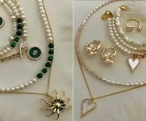 گردنبندهای مرواریدی خاص و ترکیبی با سنگ و طلا؛ انتخاب ناب برای مهمونی های لاکچری