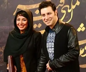 دلبری های مه لقا باقری با لباس قرمز جیغ و متنی عاشقانه برای جواد عزتی!