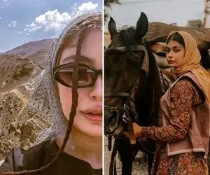 وقتی "ستایش دهقان" ژستای ممنوعه میره معرکه؛ گل نسا آبجیِ جیران چه چیتانی شده اینستا