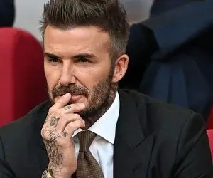 (عکس) کُری عجیب پسر دیوید بکام برای پدرش جنجالی شد!