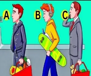 بازی فکری؛ فقط نخبه ها میتونن بگن کدوم از این آقایون یه بچه تو خونه داره که منتظرشه