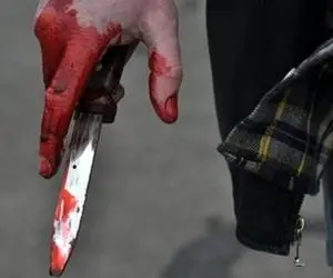 قتل مرد جوان مقابل همسرش