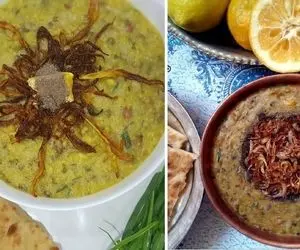 طرز تهیه آش سبزی شیرازی / خوشمزه ترین آش محلی که به راحتی آماده میشه