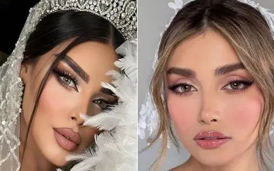 مدل های آرایش عروس ترند 2025؛ مد امسال تو دنیا کاملا ایرانی پسنده خصوصا میکاپ چشم ها