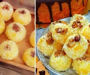 طرز تهیه باسلوق زعفرونی با یه دستور ساده و سریع / دسر خوشمزه ای که نباید از دستش بدی