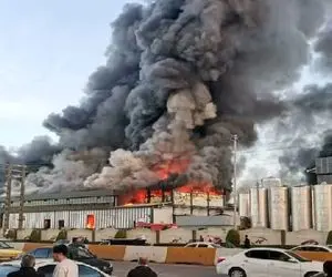 آتش‌سوزی کارخانه کاله مهار شد