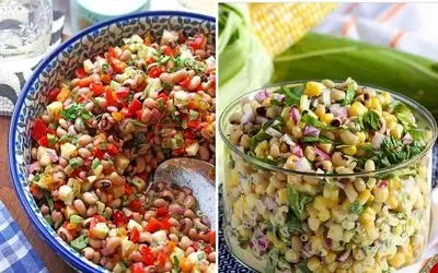 طرز تهیه سالاد لوبیا چیتی / یه غذای خوشمزه و رژیمی با دستور راحت و سریع