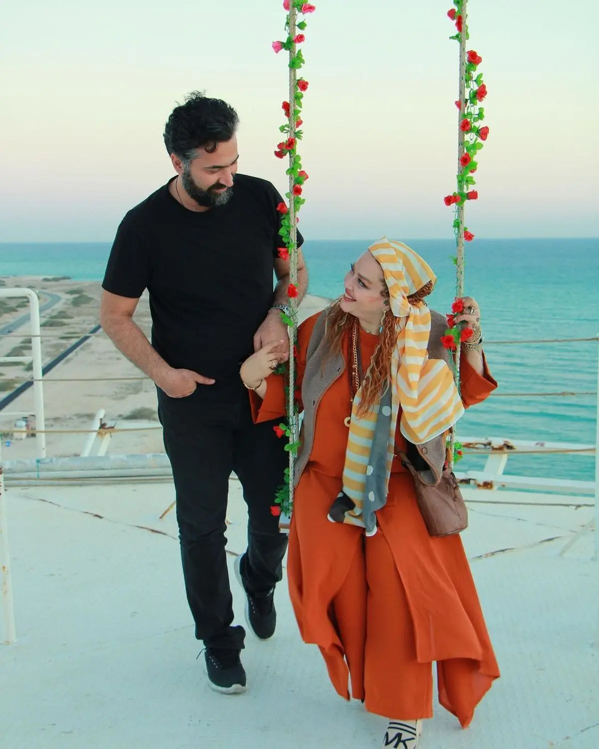 بهاره رهنما و همسرش