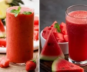 طرز تهیه اسموتی هندوانه؛ یه لیوان از این جذاااب بزن بر بدن تا روشن شی