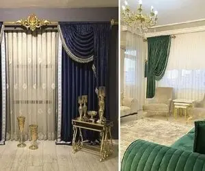 پرده مناسب پنجره بزرگ پذیرایی؛ قشنگترین ایده ها برای مَحرم سازی درست حسابی و زیبایی