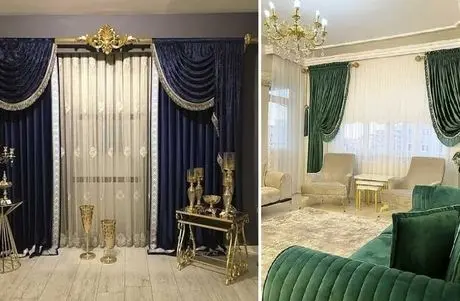 پرده مناسب پنجره بزرگ پذیرایی؛ قشنگترین ایده ها برای مَحرم سازی درست حسابی و زیبایی