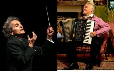 مطربی بزرگان؛ انوشیروان روحانی برای تولد برادرش شهرداد تولدت مبارک نواخت