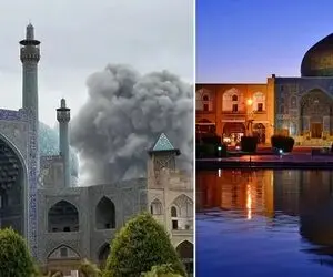 ویرانی نقش جهان از بمب؛ ما دیدیم تنها یک کاشی افتاد، آنها دیدند سازه از درون جان داد