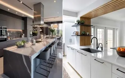 آشپزخانه های مدرن و جدید/ خانوم شما لایق داشتن یه همچین فضایی تا نشون بدی کدبانو کیه