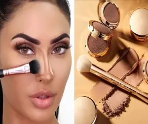 آموزش تصویری کانتور انواع بینی / اینجوری دماغ میدی بینی تحویل میگیری مثل هالیوودی ها