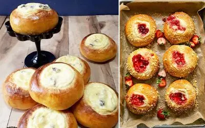 طرز تهیه نان مغزدار روسی خوش طعم و عالی / پخت نان واتروشکا با بهترین دستور