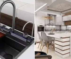 واسه آشپزخونه فقط فرش و کابینت مهم نیستا / سبکای جدید سینک ظرفشویی واست ظرفم میشورن