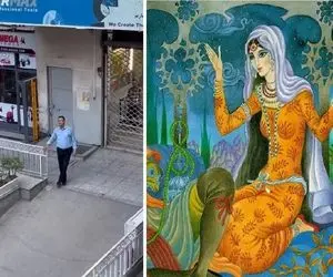 (فیلم) خوانندگی بی نظیر آهنگ ابی توسط نگهبان ؛ برا دیدن تو نه یک چشم نه صد چشم همه چشمارو میخوام