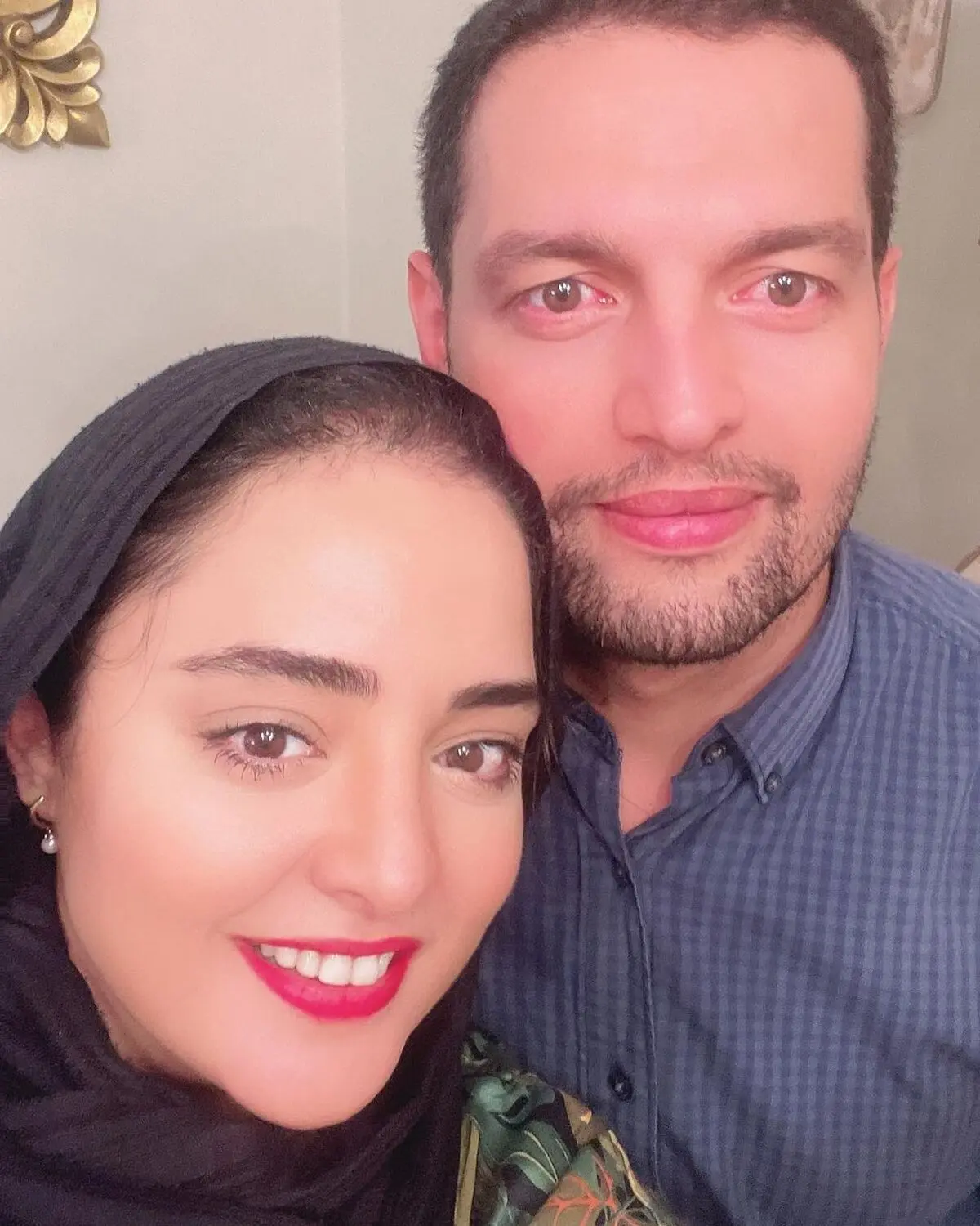 نرگس محمدی و برادرش