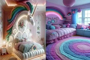 بهترین ایده ها برای اتاق  خواب دختر بچه ها در 2024 / اتاق دخترتون رو به بهشت تبدیل کنین